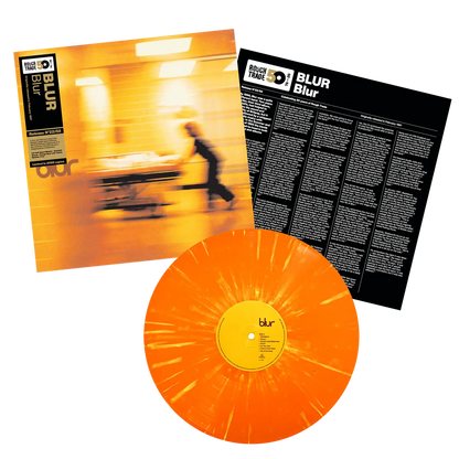 Blur - Blur Self Titled Orange Splatter Vinyl Record LP