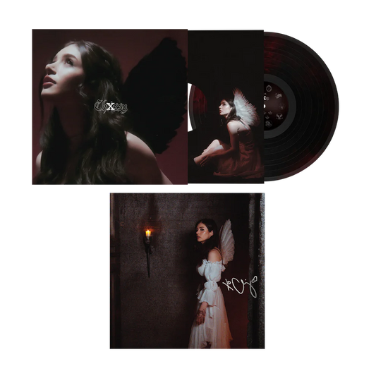 SIGNED Chrissy Costanza - X (VII Deluxe) Black Shadow Vinyl Record LP