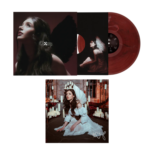 SIGNED Chrissy Costanza - X (VII Deluxe) Crimson Sin Vinyl Record LP