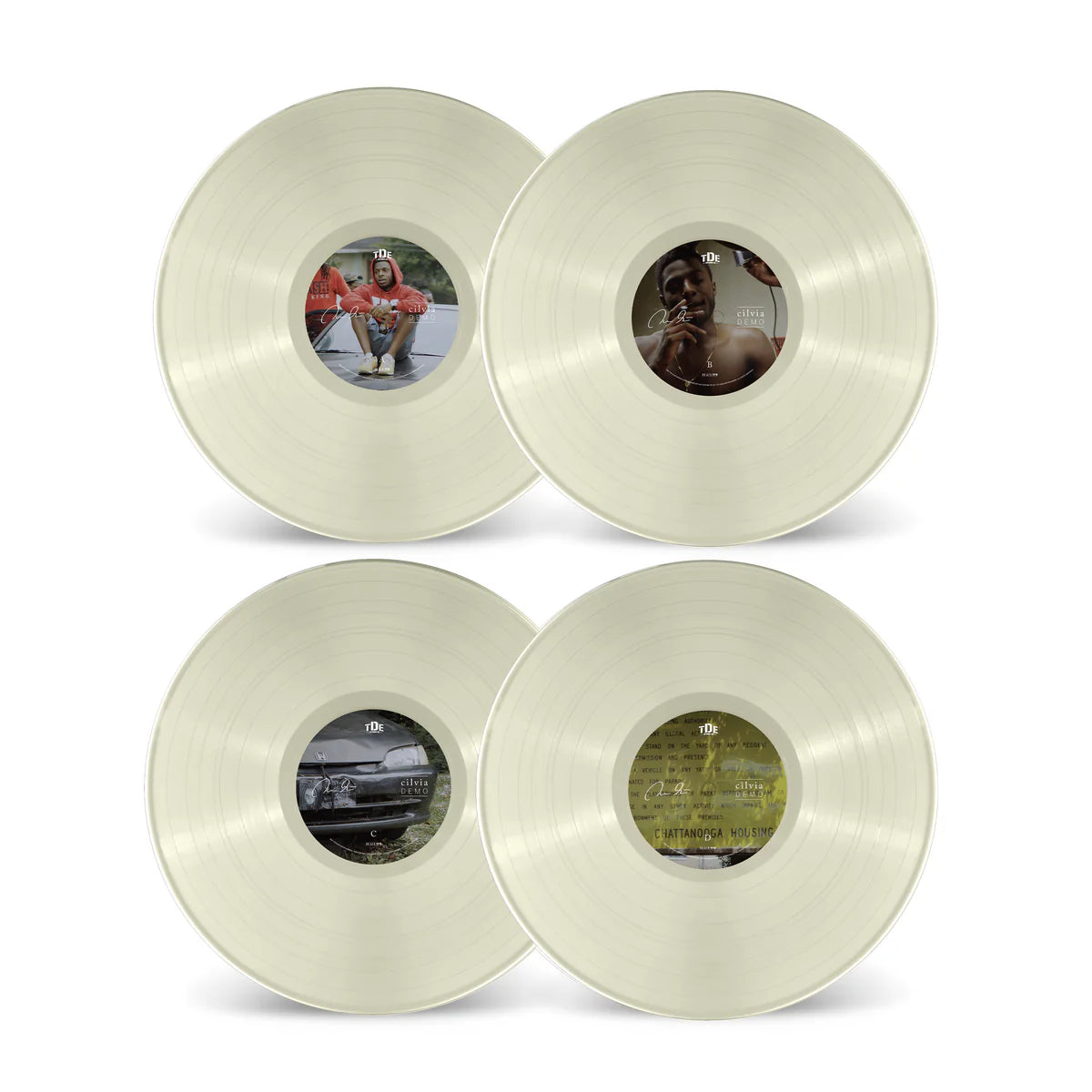 Isaiah Rashad - Cilvia Demo Cream Vinyl Record 2LP