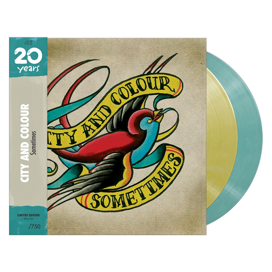 City And Colour - Sometimes 20 Year Anniversary OBI / Limited to 750 Hand-Numbered Vinyl Record LP