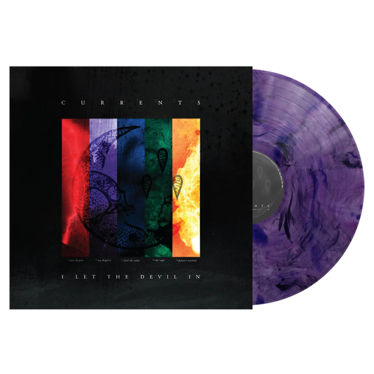 Currents  - I Let The Devil In Purple/Black Marble Vinyl Record LP