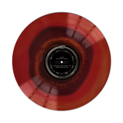 SIGNED Saint Avangeline - Inferno "Hellfire Swirl" Vinyl Record LP