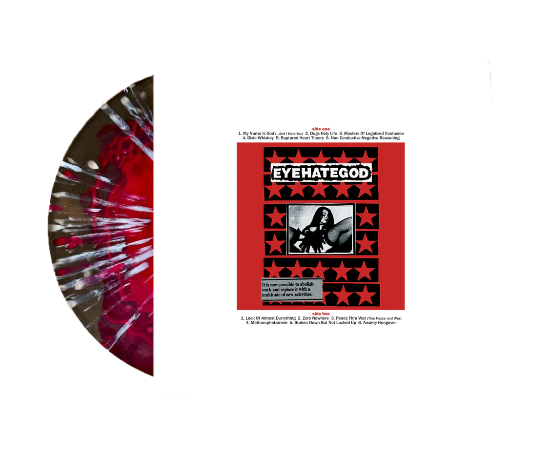 EyeHateGod - Dopesick Red, White & Black Splatter Vinyl Record LP