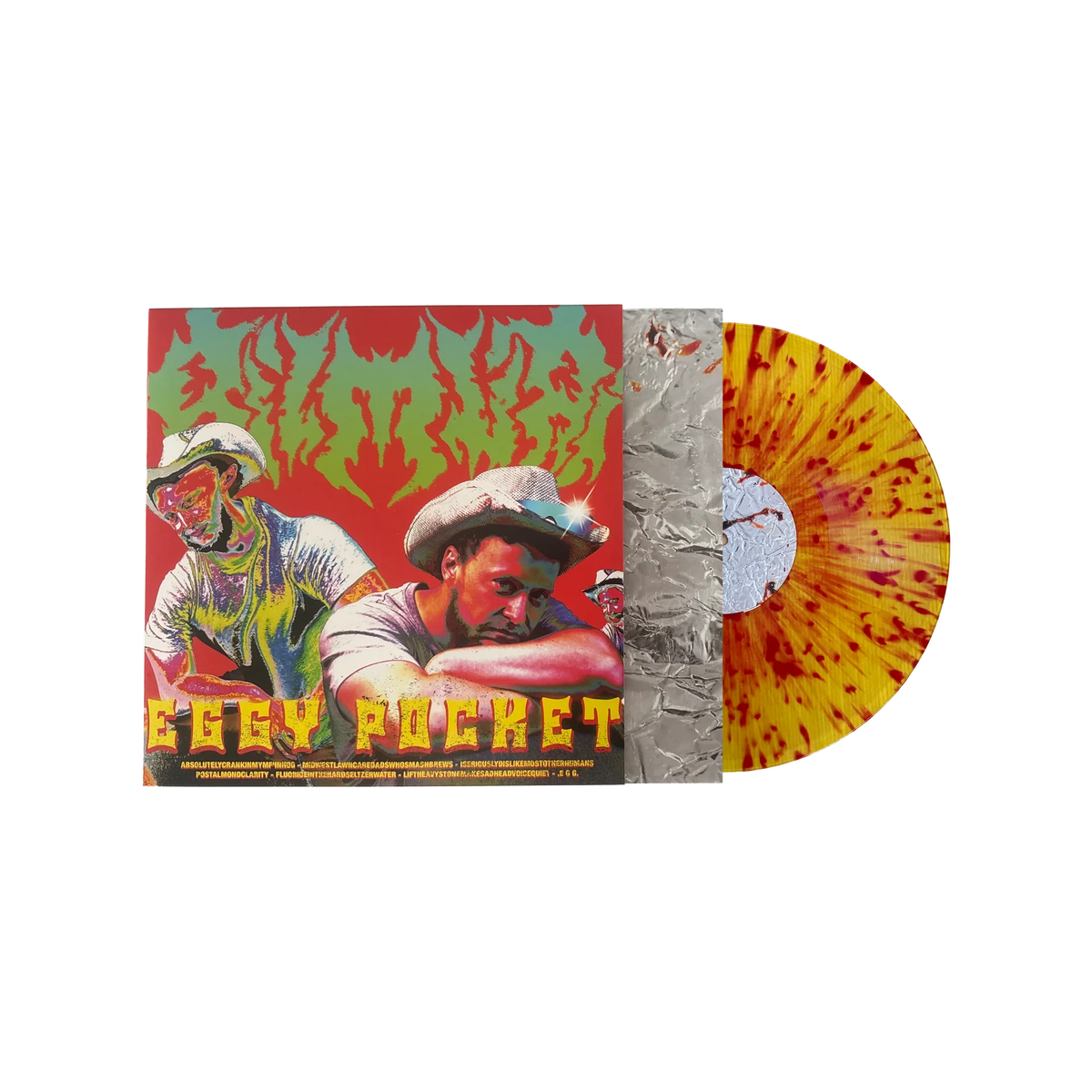 Bilmuri - Eggy Pocket Yellow & Red Splatter Vinyl Record LP