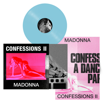 Madonna - Confessions II "TikTok Blue" Vinyl Record LP