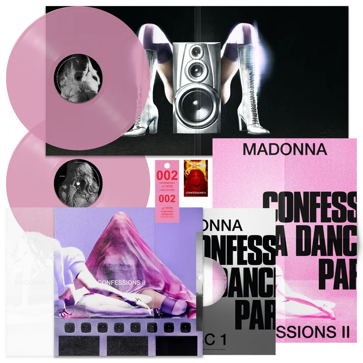 Madonna - Confessions II Deluxe Premium Packaging Pink Vinyl Record 2LP