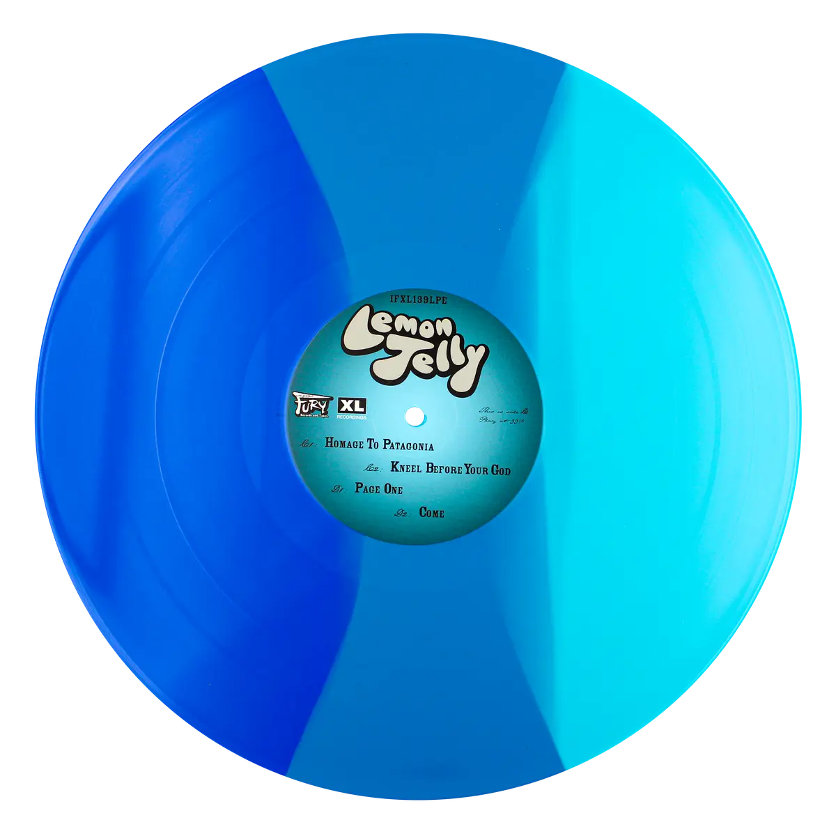 Lemon Jelly - Lemonjelly.ky Red & Blue Tricolor Vinyl Record 2LP