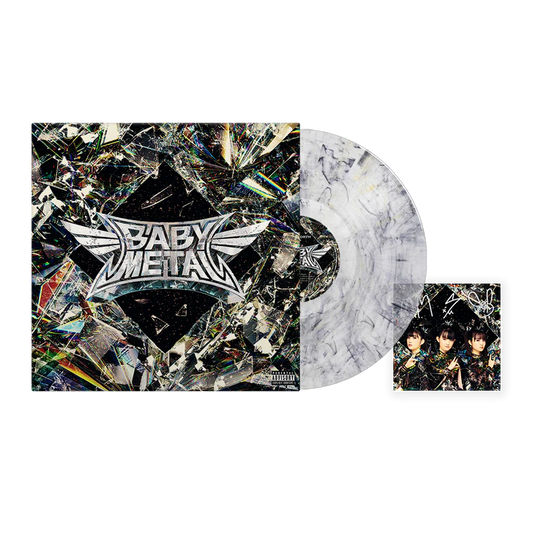 SIGNED Babymetal - Metal Forth "White Noise Static" Vinyl Record LP