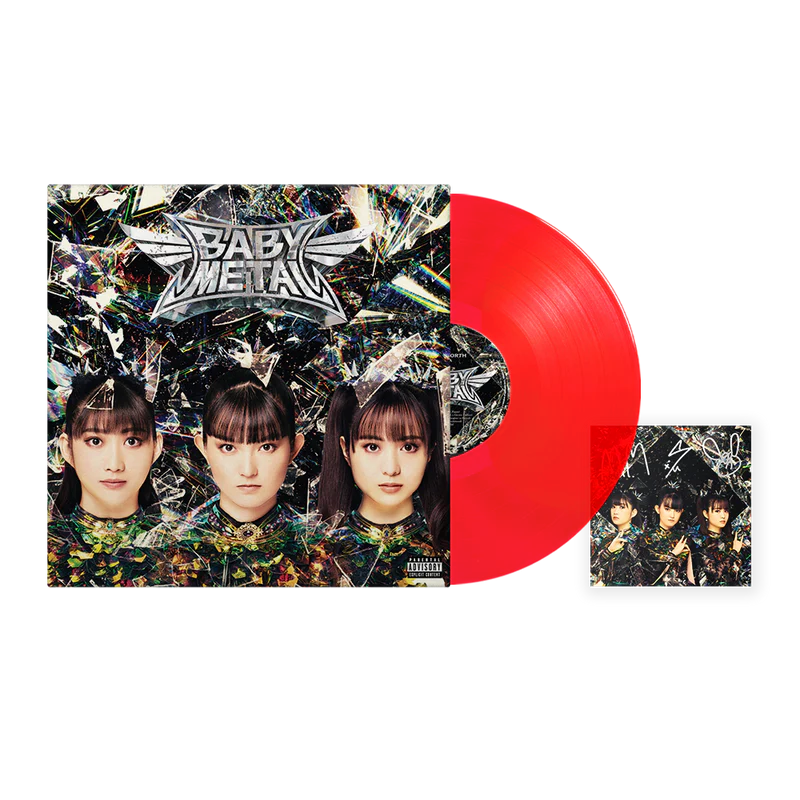 SIGNED Babymetal - Metal Forth Red Vinyl Record LP