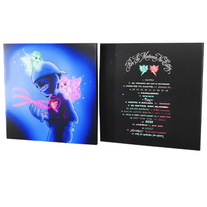 Omar Courtz - Por Si Mañana No Estoy PSMNE Clear Blue Vinyl Record 2LP