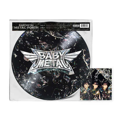 SIGNED Babymetal - Metal Forth "Shattered Glass" Picture Disc Vinyl Record LP