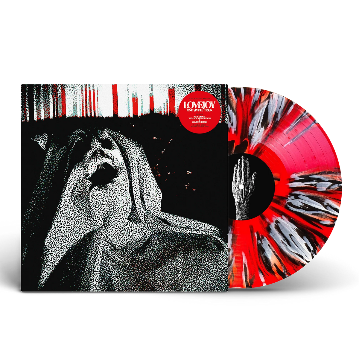 Lovejoy  - One Simple Trick Red, White & Black Splatter Vinyl Record LP