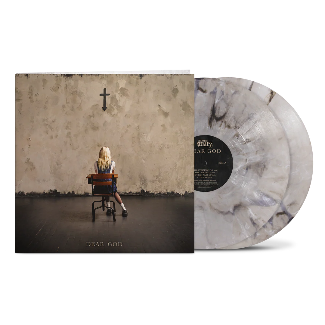 SIGNED The Pretty Reckless - Dear God "Ghost" Vinyl Record 2LP