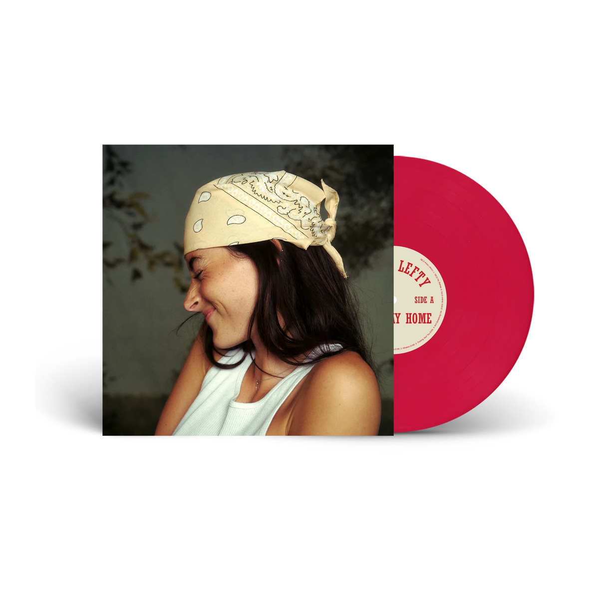 SIGNED Stella Lefty - Long Way Home Red Vinyl Record LP