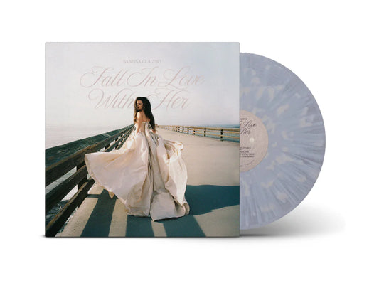 SIGNED Sabrina Claudio - Fall In Love With Her White Splatter Vinyl Record LP