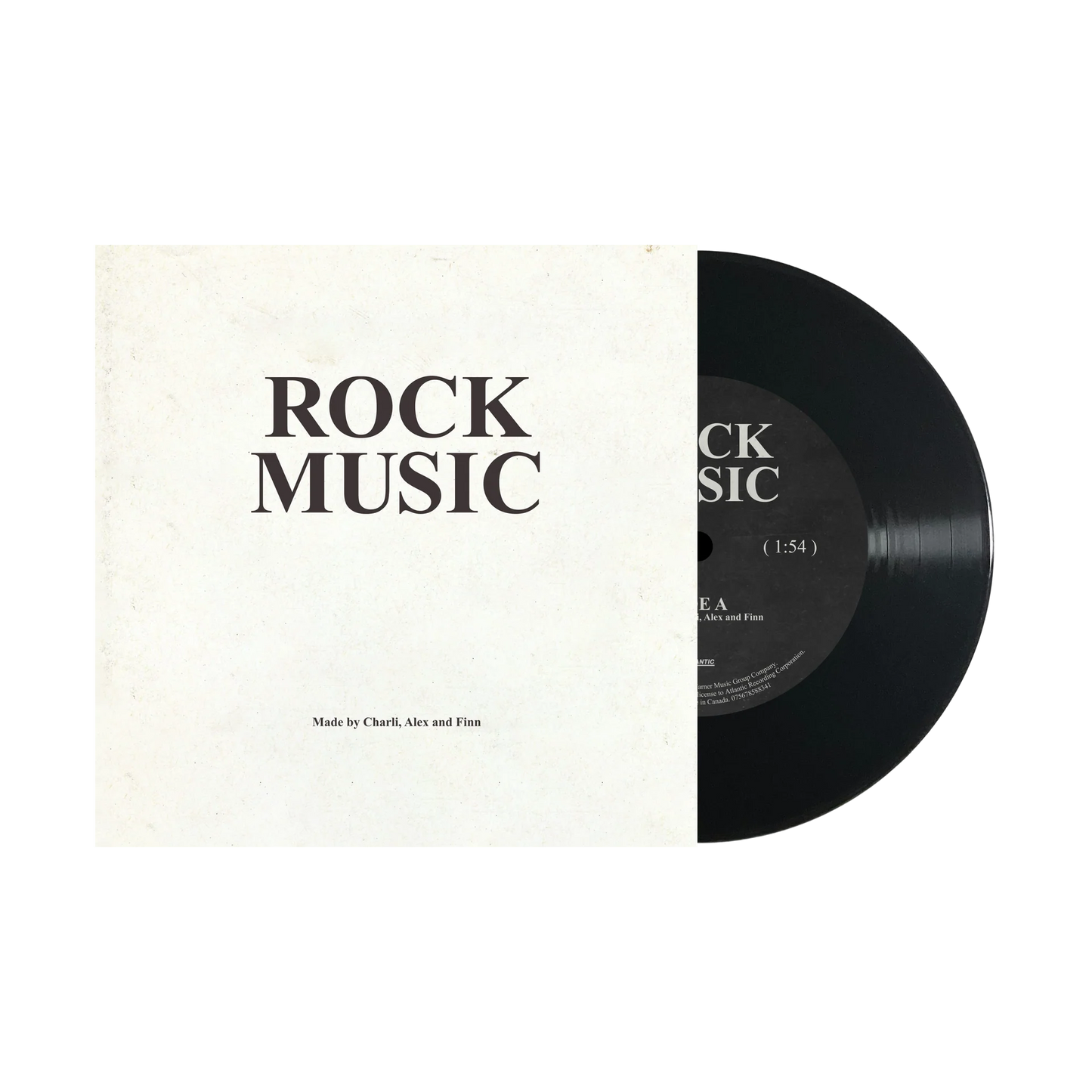 Charli XCX - Rock Music 7" Single Vinyl Record