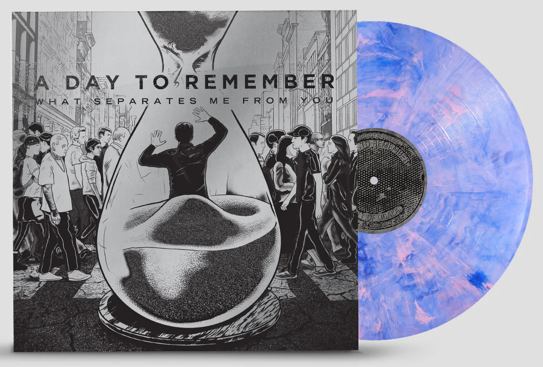 A Day To Remember - What Separates Me From You /500 Blue&Pink Colored Vinyl Record LP