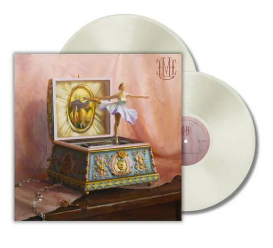 SIGNED Rainbow Kitten Surprise - Love Hate Music Box Milky Clear Vinyl Record 2LP