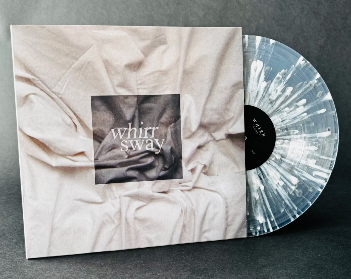 Whirr - Sway White and Silver Splatter Vinyl Record LP