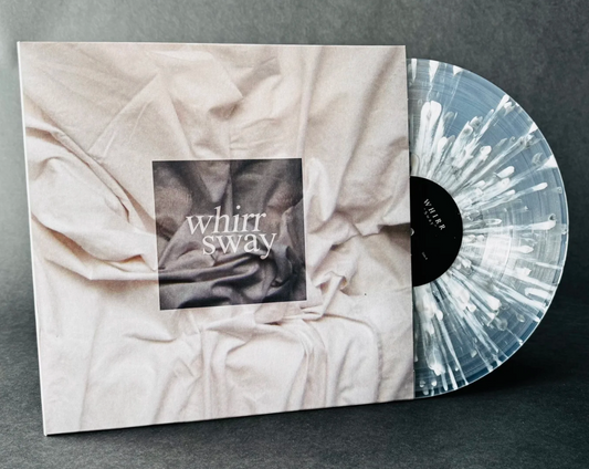 Whirr - Sway White and Silver Splatter Vinyl Record LP