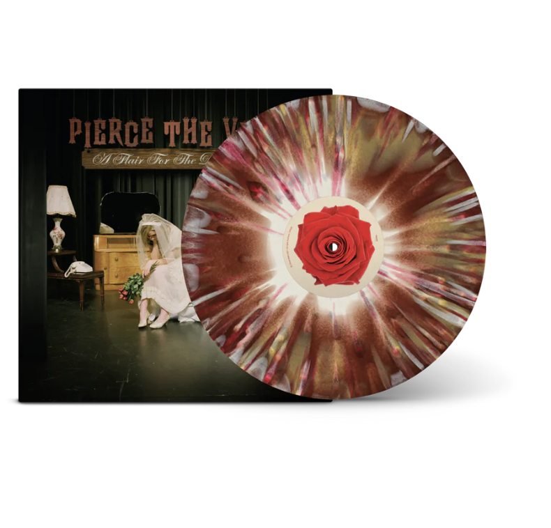 Pierce The Veil - A Flair For The Dramatic Gold, Brown & Bone Tri-Coloured Vinyl Record LP