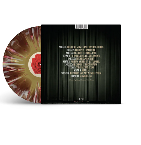 Pierce The Veil - A Flair For The Dramatic Gold, Brown & Bone Tri-Coloured Vinyl Record LP