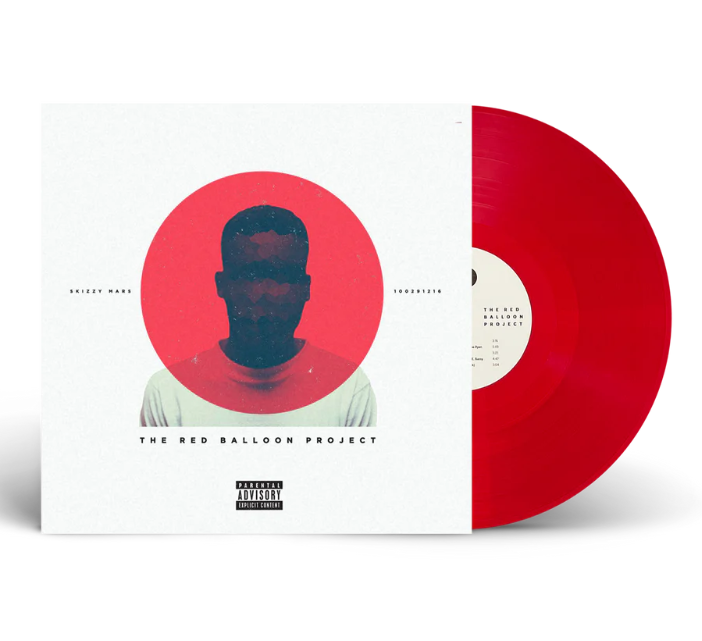SIGNED Skizzy Mars - The Red Balloon Project Red Vinyl Record LP