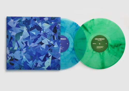 Girlfriends - Girlfriends Coke Bottle Blue and Green Vinyl Record 2LP