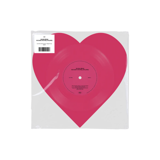 Olivia Dean - So Easy To Fall In Love Pink Heart Shaped Vinyl Record