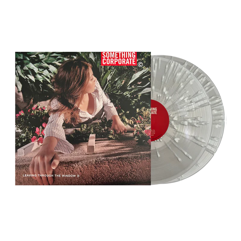 Something Corporate - Leaving Through The Window Clear and White Splatter Vinyl Record 2LP