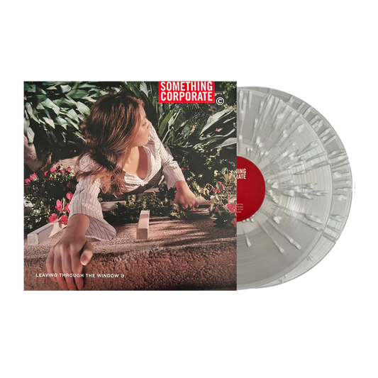 Something Corporate - Leaving Through The Window Clear and White Splatter Vinyl Record 2LP