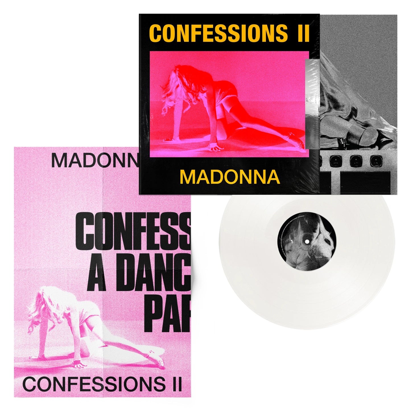 Madonna - Confessions II Milky Clear Vinyl Record LP