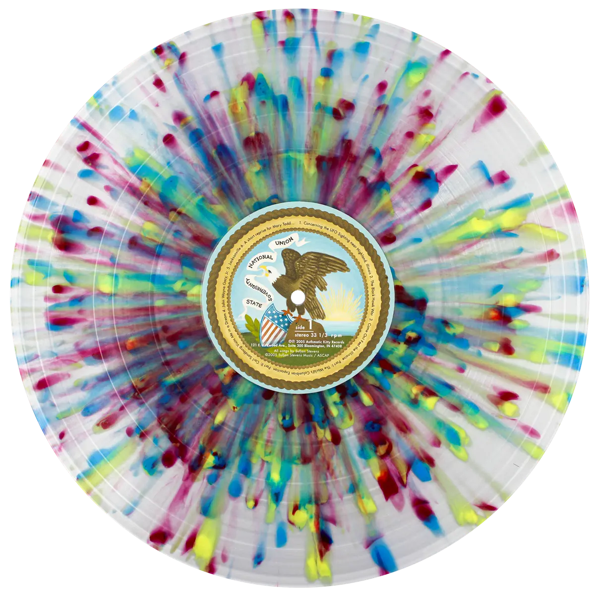 Sufjan Stevens - Illinois "Superhero Splatter" Vinyl Record 2LP
