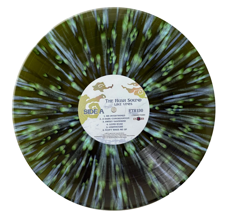 The Hush Sound - Like Vines Olive Splatter Vinyl Record LP