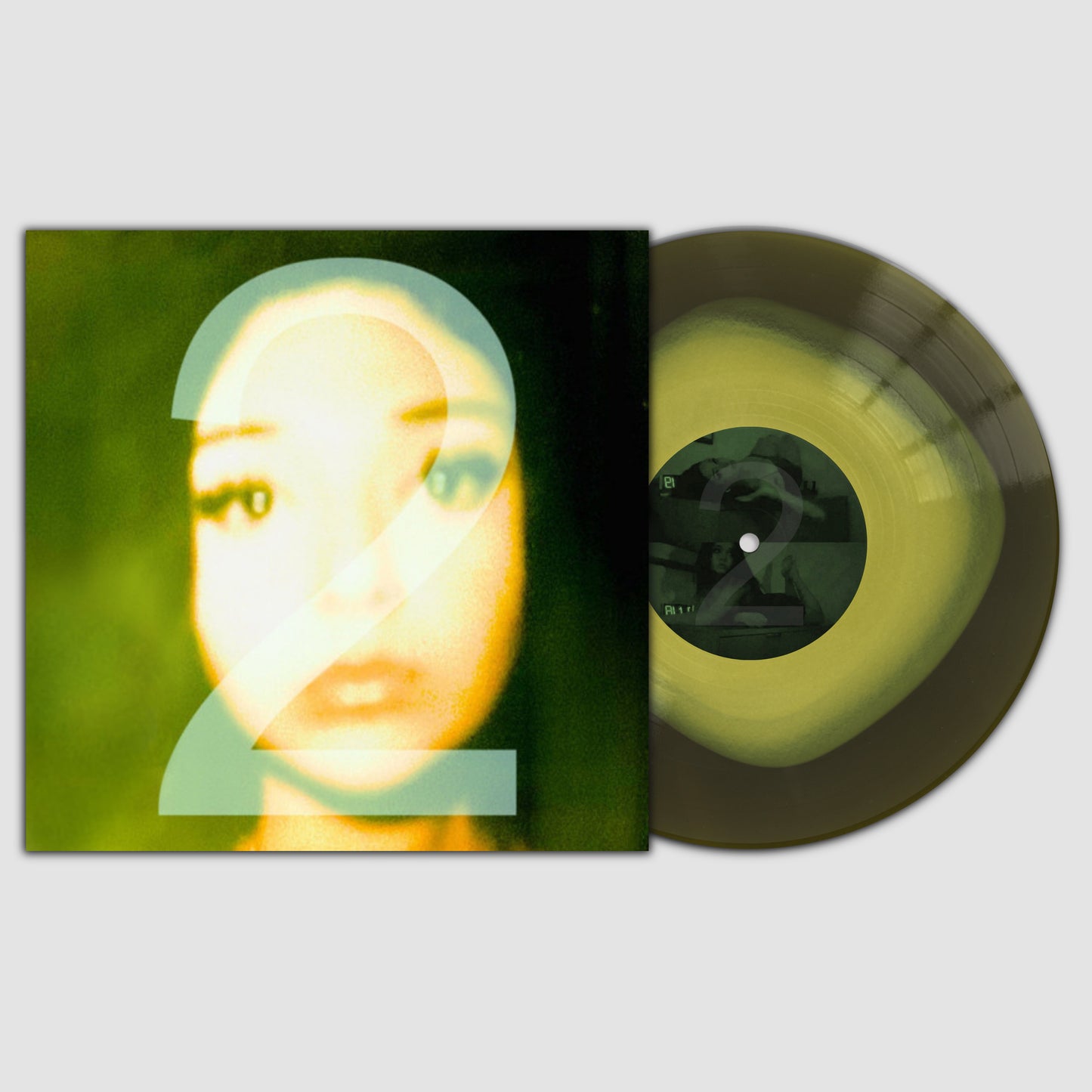 Cece Natalie - Recycling Bin Collection 2 Transparent Green & Yellow Vinyl Record LP