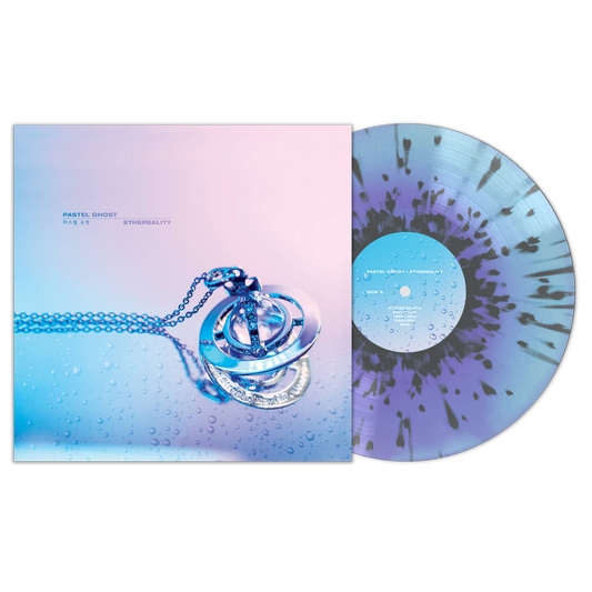 Pastel Ghost - Ethereality Silver Raindrop Splatter Vinyl Record LP