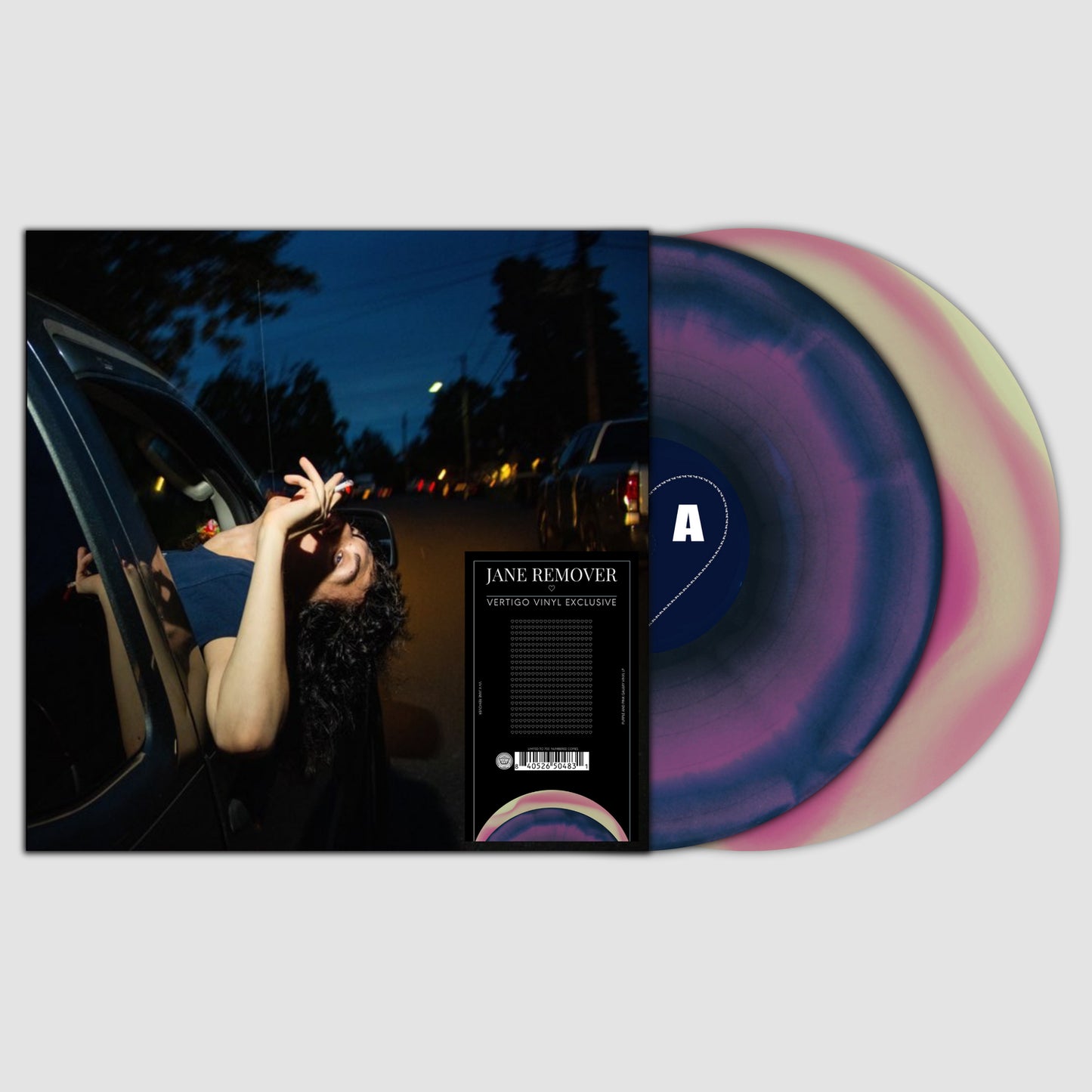 Jane Remover - ♡ Heart Pink & Purple Galaxy Vinyl Record LP