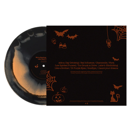 hey, nothing - We're Starting To Look Like Each Other black & orange vinyl record lp