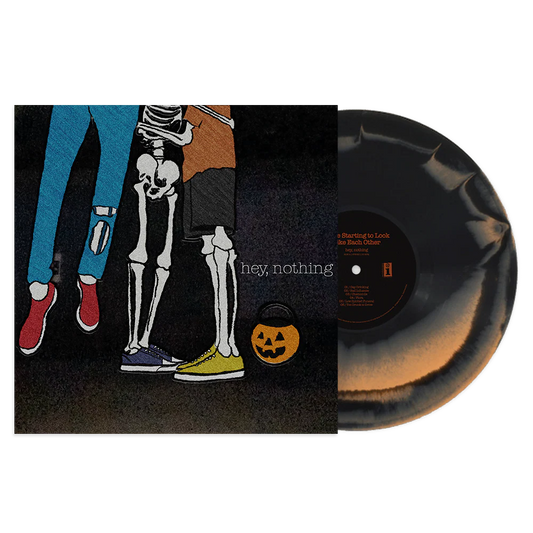 hey, nothing - We're Starting To Look Like Each Other black & orange vinyl record lp