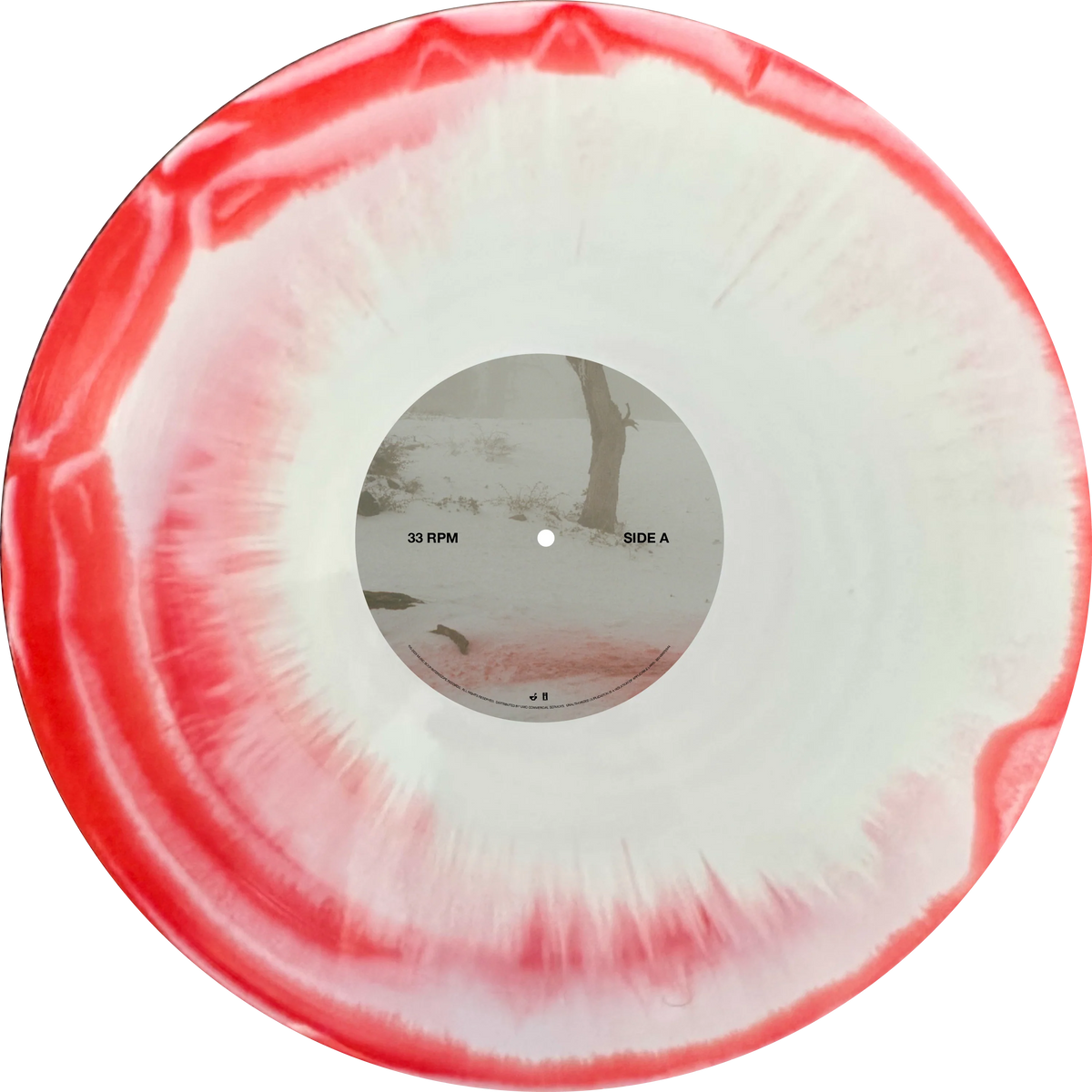 SIGNED Wisp  - Pandora Red Stain Vinyl Record LP