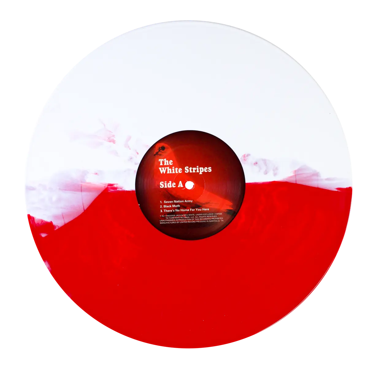 The White Stripes - Elephant Split Red & White Vinyl Record 2LP
