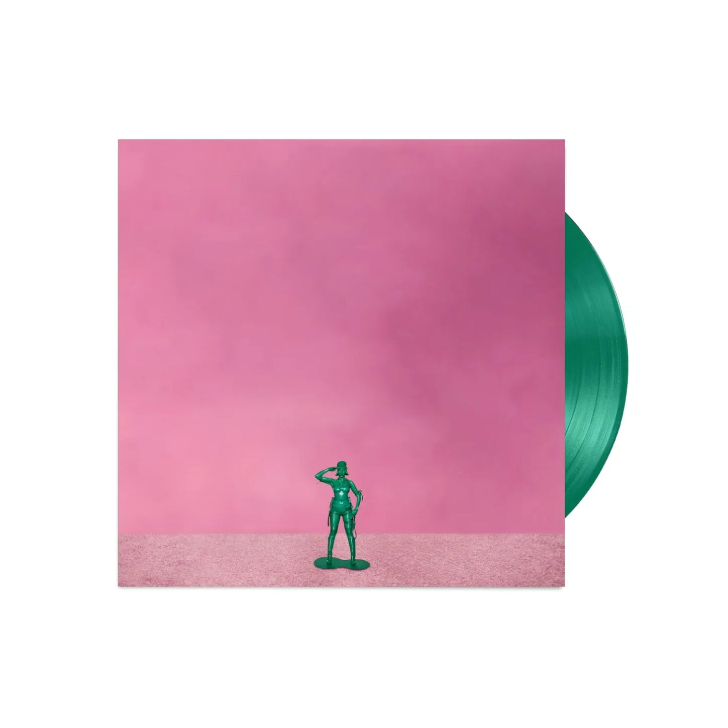 SIGNED Mariah the Scientist - Hearts Sold Separately Toy Soldier Green Vinyl Record LP