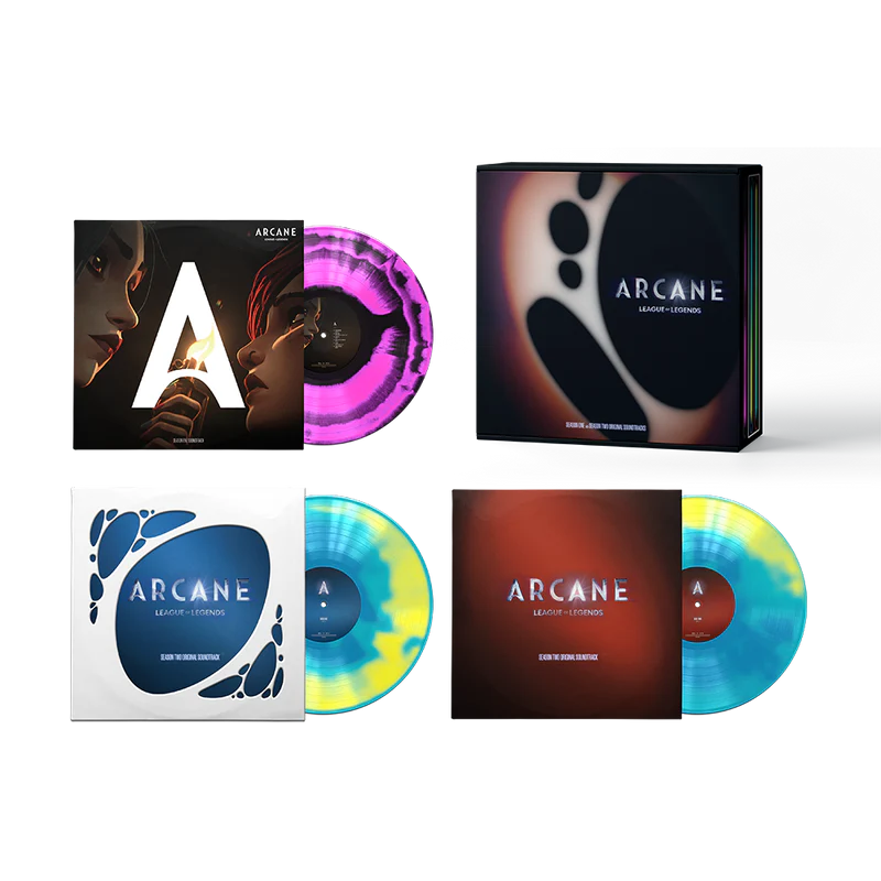 Arcane Official Soundtrack Season 1 & 2 Vinyl Record 3LP