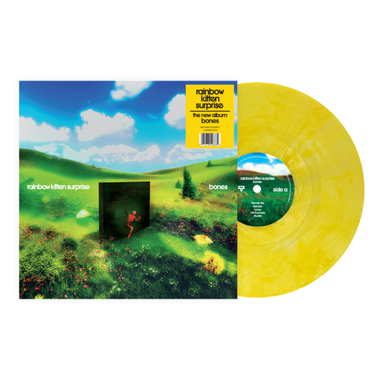 Rainbow Kitten Surprise - Bones Banana Yellow SIGNED Cover Vinyl Record LP