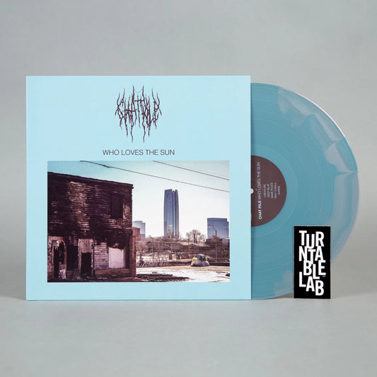 Chat Pile - Who Loves The Sun Silver & Blue Swirl Vinyl Record LP