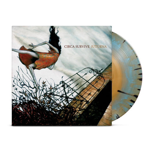 Circa Survive - Juturna "Blue & Orange Starburst w/ Black Splatter" Vinyl Record LP