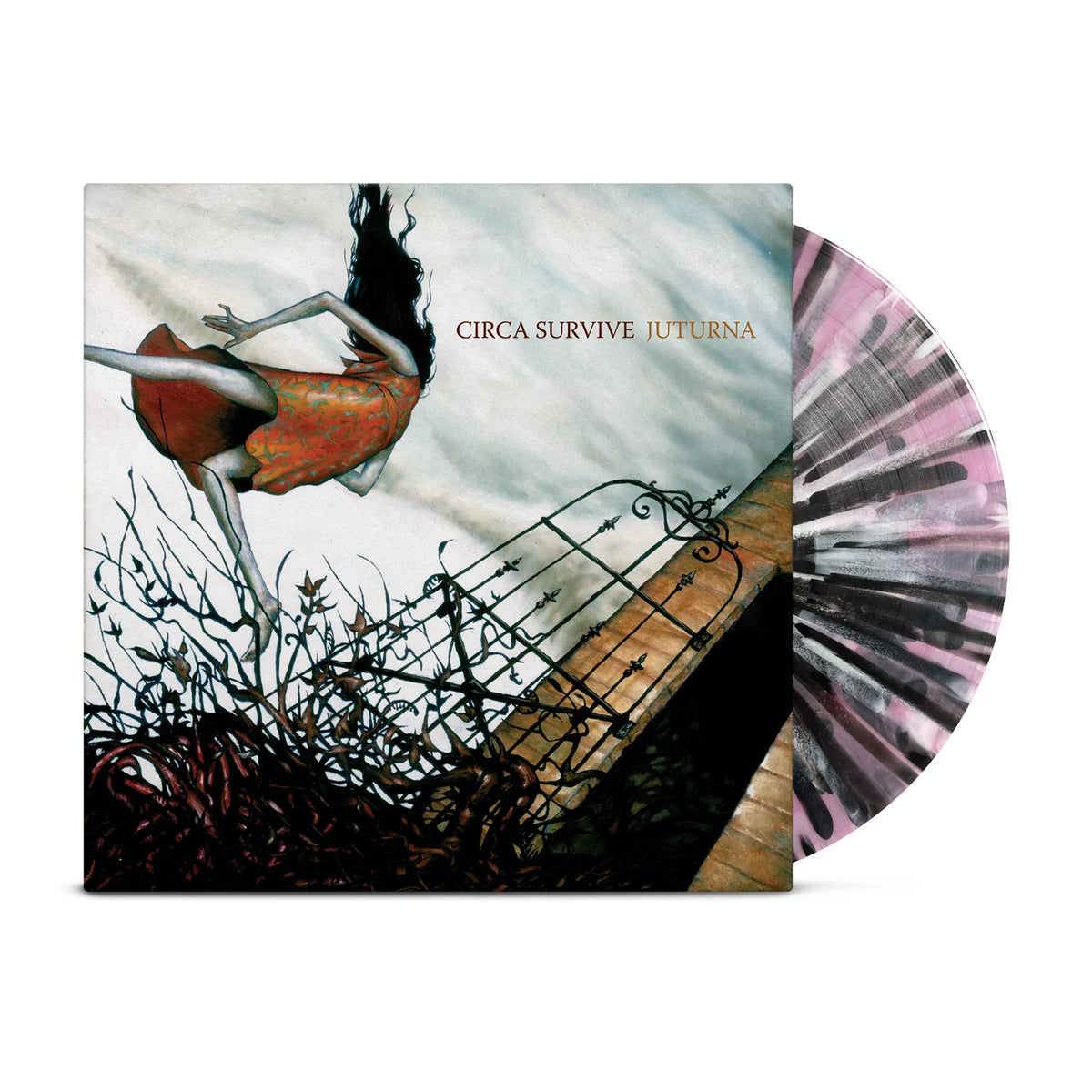 Circa Survive - Juturna "Pink, Black, & White Splatter" Vinyl Record LP