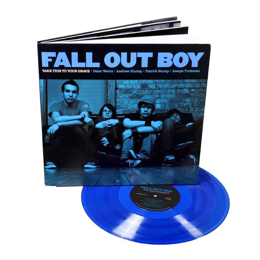 Fall Out Boy - Take This To Your Grave Blue Vinyl Record LP