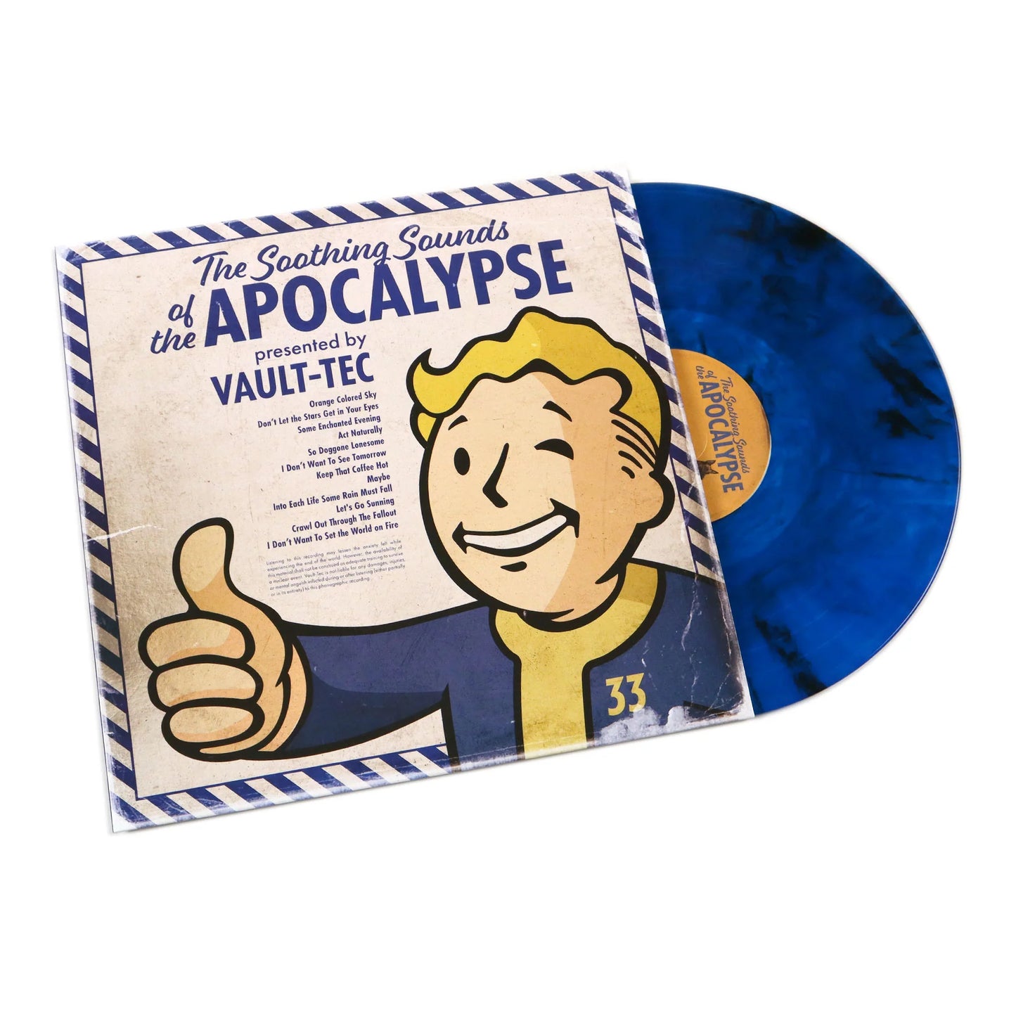 Fallout - The Soothing Sounds Of The Apocalypse Blue Vinyl Record LP
